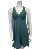 630 Evergreen Lace T-Back Short Modal Chemise