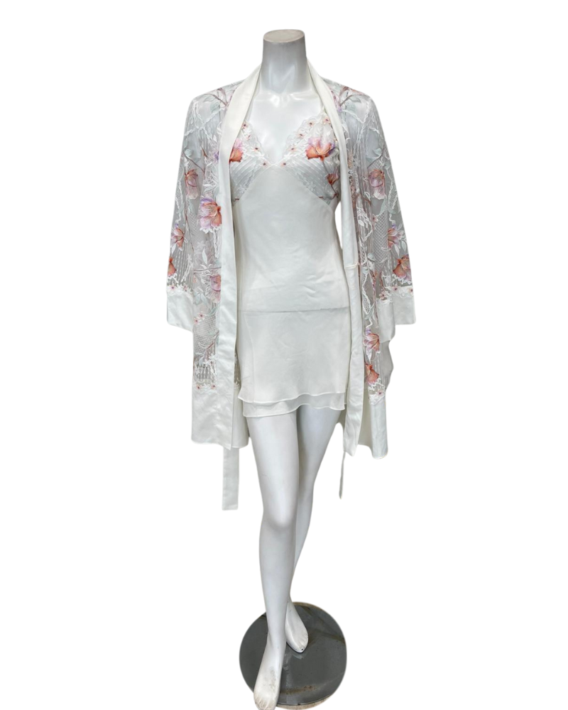 Rya Collection 999 + 998 Watercolor Dearest Chemise & Wrap Set Myselflingerie.com
