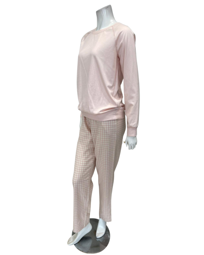 Calida 15453+29458 Evening Sand Favourites 100% Cotton Pajamas Set Myselflingerie.com