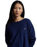4P0155-R3815 Navy Club Waffle Knit Pajamas Set