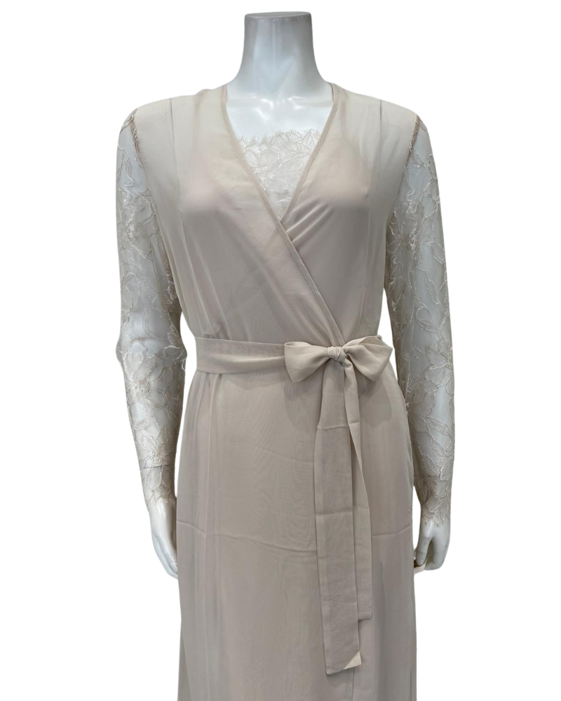 Rya Collection 985 + 986 Champagne Sincerity Gown & Robe Set Myselflingerie.com