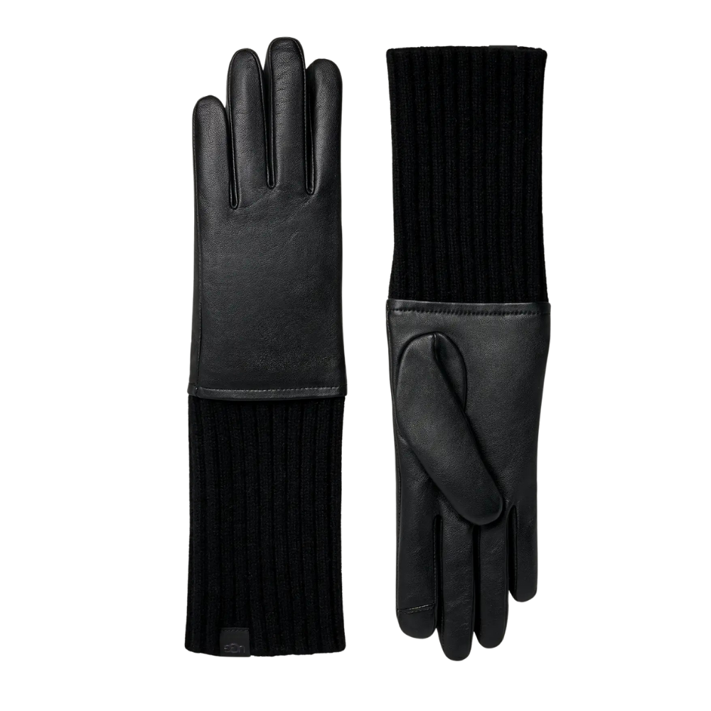 UGG 102776 Black Luxe Gloves Myselflingerie.com