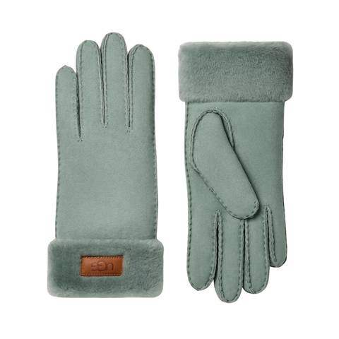 UGG Grey Mist Turn Cuff Gloves Myselflingerie.com