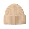 UGG 20061 Cream Chunky Rib Knit Beanie with Logo Myselflingerie.com