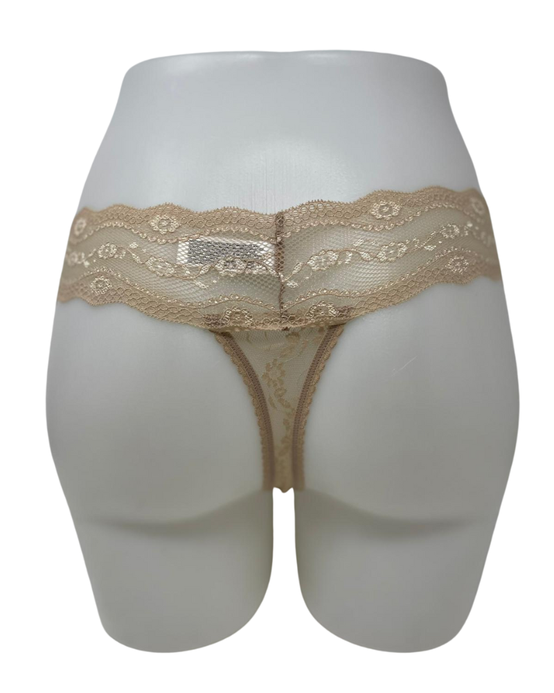 Btemptd 970182 Au Natural Lace Kiss Thong Myselflingerie.com