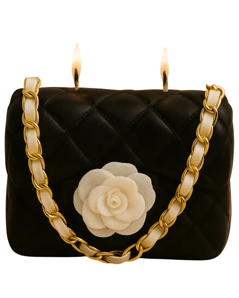 BCHBK Black Designer Inspired Wallet Candle