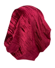 Cherie HA-DESVLVT-BGY Burgundy Designed Adjustable Pre-Tied Bandanna Myselflingerie.com