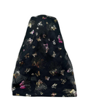 Cherie SP109A MET Metallic Butterfly Adjustable Pre-Tied Open Back Bandanna Myselflingerie.com