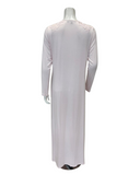 Verdiani 4437 Soft Pink Lace Applique Button Down Modal Nightgown Myselflingerie.com