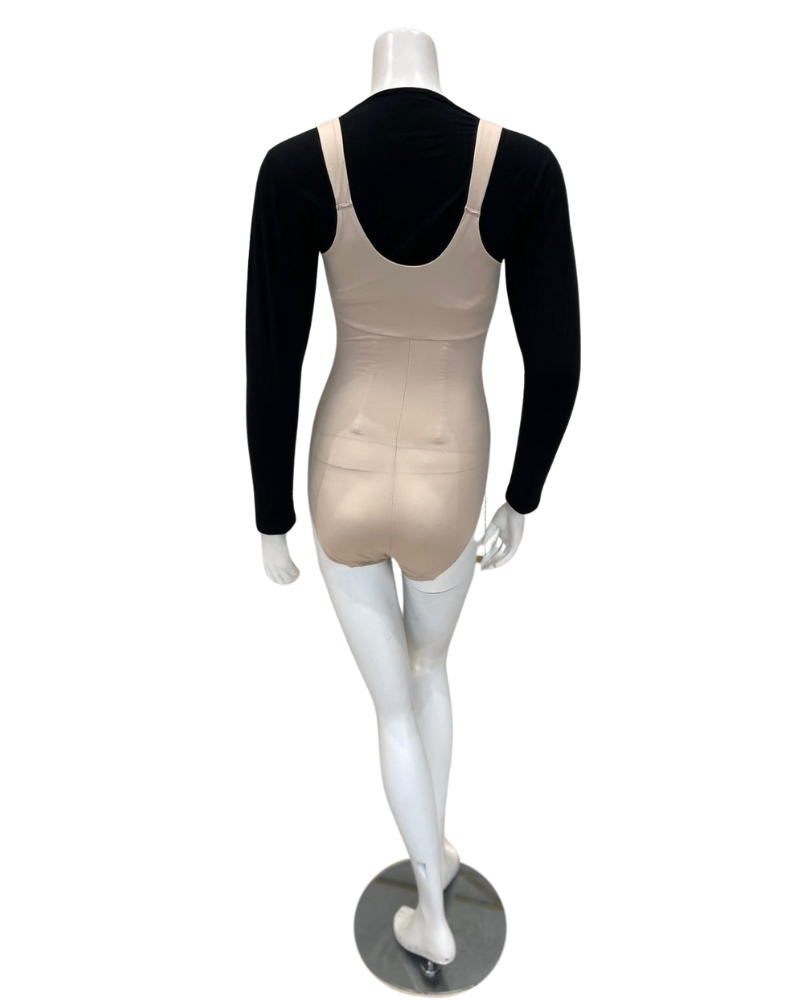 MiracleSuit 4091 Warm Beige Shape Away Open Bust Bodysuit Myselflingerie.com
