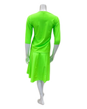 Jackie O' 2PC-SWMCV-NGRN Neon Green Junior Swim Top & Skirt Set Myselflingerie.com