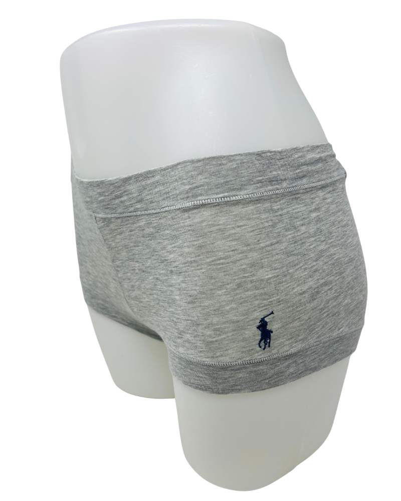Polo by Ralph Lauren 4P0501-R3202 Heather Grey Cotton Girlshort Myselflingerie.com