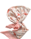 Valeri Vintage Peach Plume Adjustable Pre-Tied Bandanna with Full Grip Myselflingerie.com
