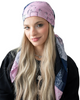 Tie Ur Knot Patchwork Poise Adjustable Pre-Tied Bandanna with Full Non Slip Myselflingerie.com
