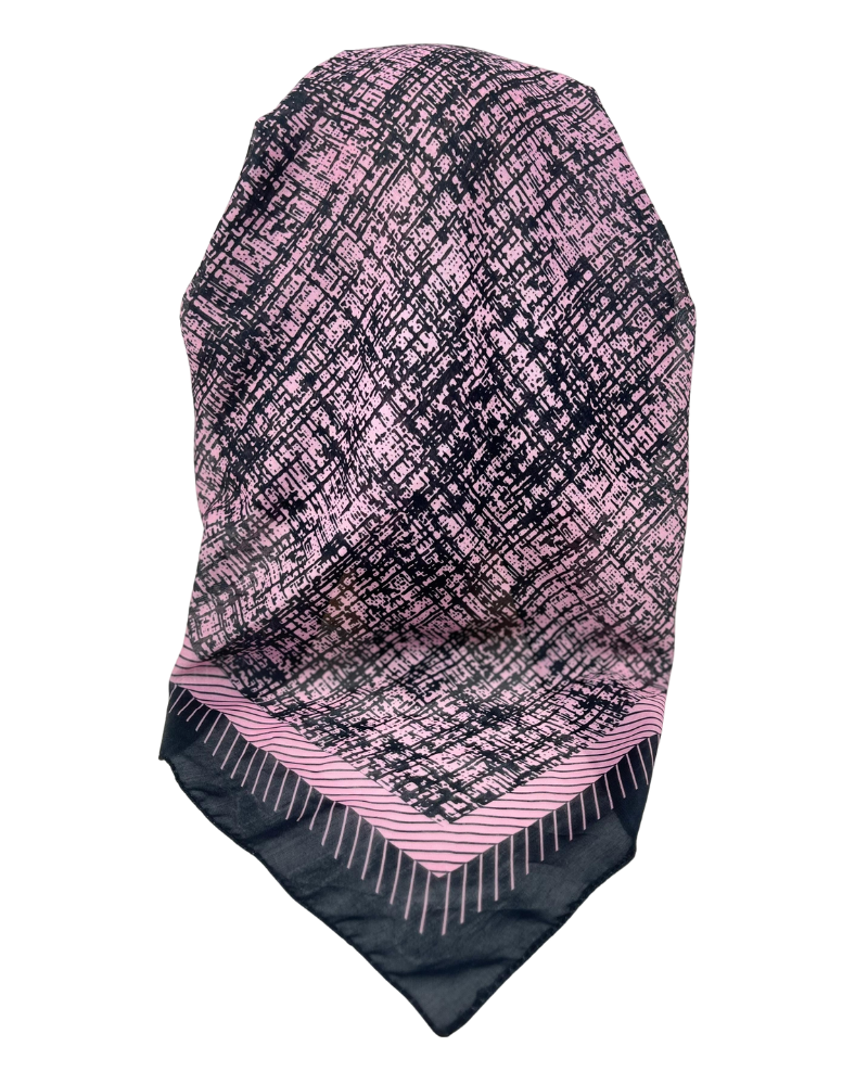 It's Younique OB-ARR-PNK Pink and Black Arrows Pre-Tied Open Back Bandanna with Velvet Grip Myselflingerie.com