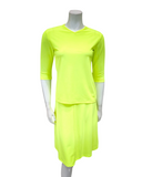 Jackie O' 2PC-SWMCV-NYL Neon Yellow Junior Swim Top & Skirt Set Myselflingerie.com