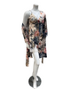 Mari M. 36370 + 36376 Printed Bloom Poly Silk Chemise & Wrap Set Myselflingerie.com