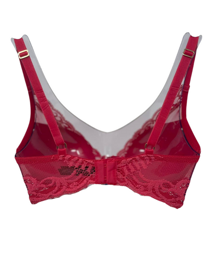 Natori 730023 Sunset Coral Feathers Molded Underwire Bra Myselflingerie.com