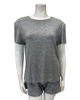 Jackie O'Loungewear SLBST-GRY Grey Heather Shorts Pajamas Set Myselflingerie.com