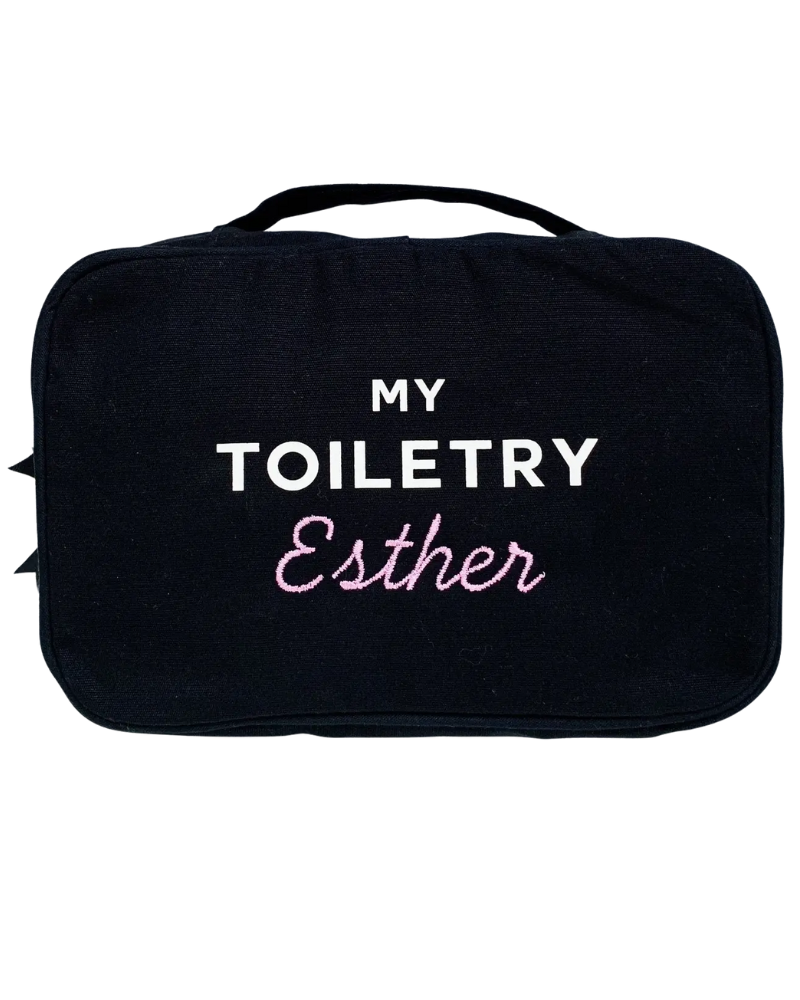 MTFHCBK Black My Toiletry Folding/Hanging Toiletry Case