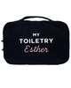 MTFHCBK Black My Toiletry Folding/Hanging Toiletry Case