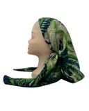Cherie Green Adjustable Pre-Tied Open Back Bandanna