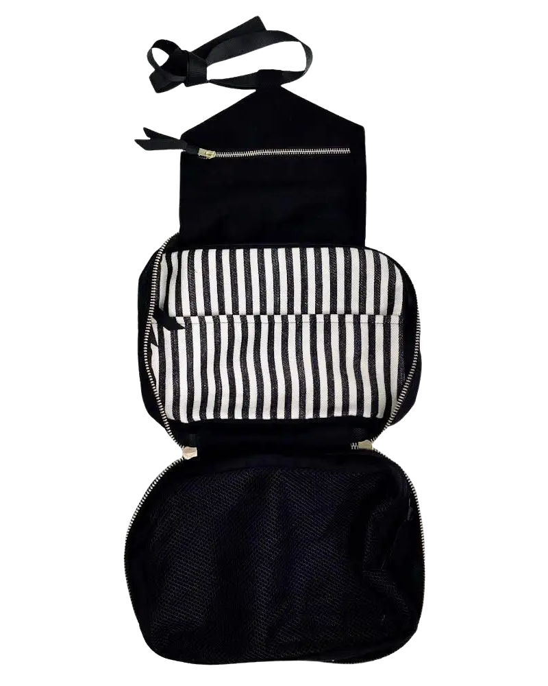 MTFHCBK Black My Toiletry Folding/Hanging Toiletry Case