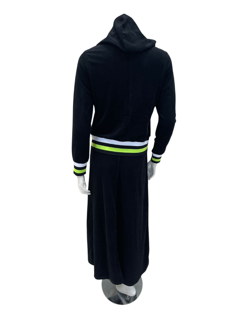 Red Myth SB4CM8914CL Black/Neon Terry 2 Piece Set Myselflingerie.com