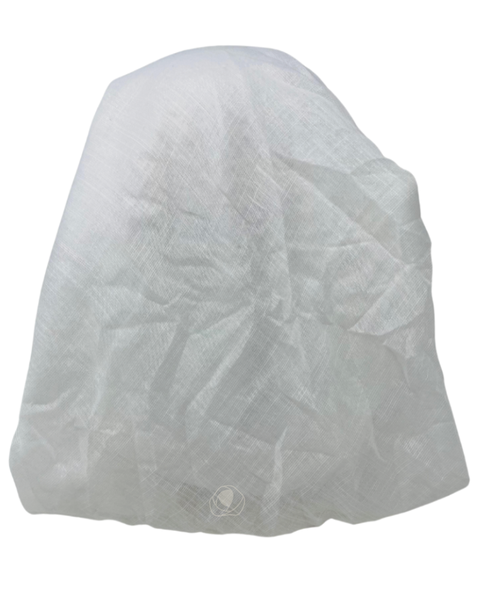 It's Younique OB-SHIM-WH Solid White Shimmer Pre-Tied Open Back Bandanna with Velvet Grip Myselflingerie.com
