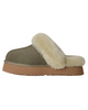 UGG 1122550 Moss Green / Muted Brass Disquette Slippers with Fur Trim Myselflingerie.com
