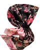 Valeri Chinoiserie Bloom Adjustable Pre-Tied Bandanna with Full Grip Myselflingerie.com