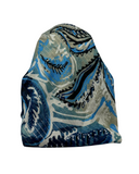 Cherie SP305A-BL Blue Adjustable Pre-Tied Open Back Bandanna Myselflingerie.com
