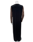 ORD PNO26W7001 Black Spotted Print Modal Nursing Nightgown Myselflingerie.com