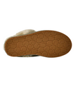 UGG 1106872 Scuffette II Moss Green / Muted Brass Suede Slipper with Fur Trim Myselflingerie.com