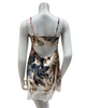 Mari M. 36370 + 36376 Printed Bloom Poly Silk Chemise & Wrap Set Myselflingerie.com