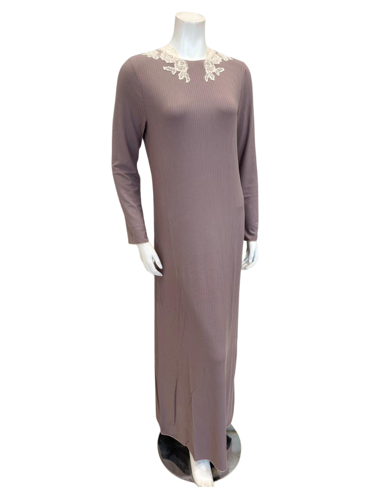 Verdiani 4420 Phard Canotte Ribbed Pull On Modal Nightgown Myselflingerie.com
