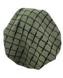 Triple Up BUL1018 Olive &amp; Black Lines Unlined Pre-Tied Bandanna Myselflingerie.com