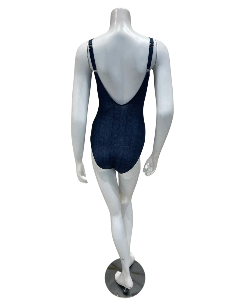 Profile by Gottex E25022160 Jeans Isabelle Square Neck Swimsuit Myselflingerie.com