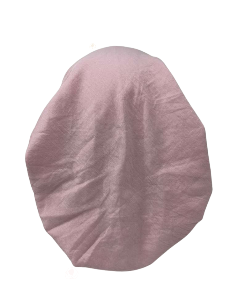 Tal New York Solid Petal Pink Soft Pre-Tied Bandanna with Velvet Grip Myselflingerie.com