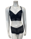 Cosabella BASIL1362 + 0741 Basilica Black Curvy Bralette Set Myselflingerie.com