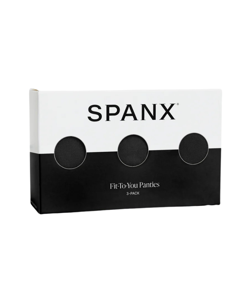 Spanx 40045B Black Fit To You 3 Pack in Box Bikinis Myselflingerie.com