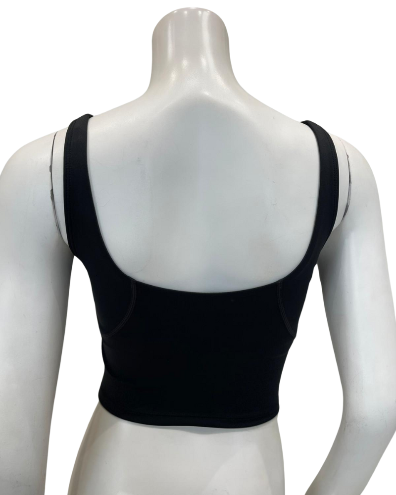 Me Moi MBA07299 Black Light Support Wire Free Sports Bra Myselflingerie.com