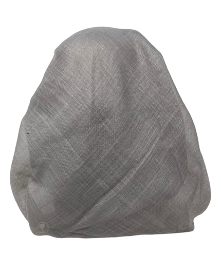 It's Younique OB-SHIM-SL Solid Slate Shimmer Pre-Tied Open Back Bandanna with Velvet Grip Myselflingerie.com