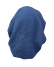 Lizi Headwear ACSDE Solid Denim Crimped Pre-Tied Bandanna withFull Grip Myselflingerie.com