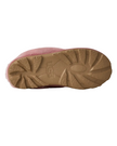 UGG 5125 Pink Dawn Coquette Clog Suede Slippers with Fur Trim Myselflingerie.com