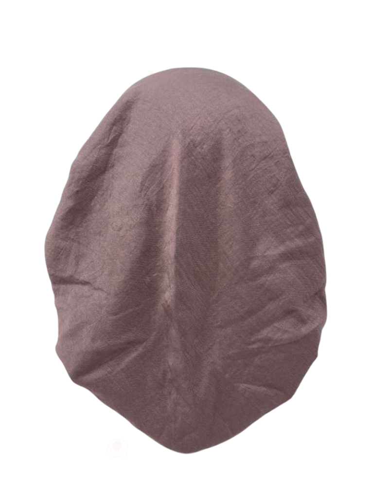 Tal New York Solid Mauve Soft Pre-Tied Bandanna with Velvet Grip Myselflingerie.com