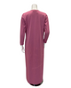 Chicolli N5097-25 Dusty Rose Smocked Pull On Cotton Nightgown Myselflingerie.com