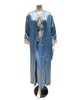 Mari M. 36218 Bleu Classic Poly Silk Kaftan Gown Myselflingerie.com