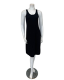 Slimit SLM2590A 43" Black Round Neck Luxe Layer One Full Slip Myselflingerie.com