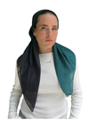 Scarf Bar Ombre Emerald Classic Pre-Tied Bandanna with Velvet Grip Myselflingerie.com
